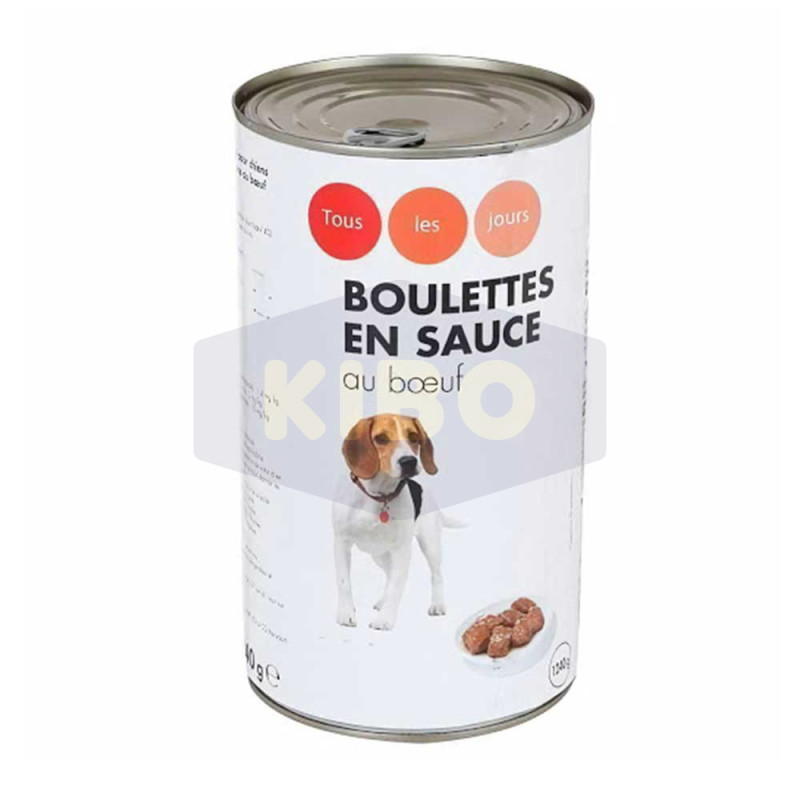 BOULETTE CHIEN BŒUF 3/2 1240G