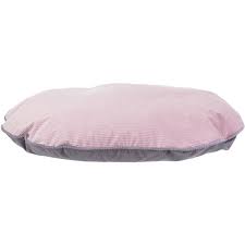 COUSSIN LUPO OVAL 60*45 VIEUX ROSE MAUVE