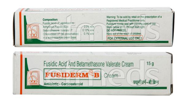 FUSADERM (FUSIDIC ACID 5MG & BETAMETHASONE 1MG) CREME