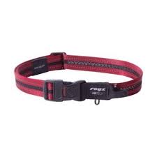 ROGZ - AIRTECH CLASSIC COLLAR - MEDIUM - ROCK RED