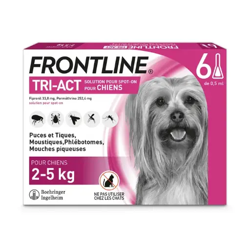 [CATCHON-BTE3PIP-APE-CNINF5K] CATCH ONE - SPOT ON CHIEN 2.5 - 5KG (3 PIPETTES)