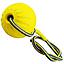 [13_JOUE_17_LV] JOUET BALLE JAUNE AVE CORDE
