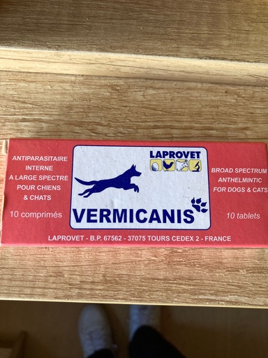 [05_VERM_10_ELU] VERMICANIS 1 COMPRIME POUR 5 KG 