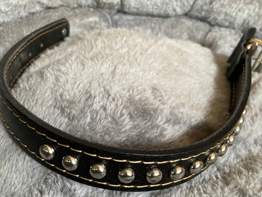 [COL-02 ] COLLIER CUIR A VIS L