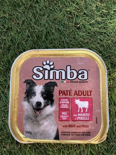 [ALLIM-8] SIMBA PATE ADULT WITHBEEF AND PEAS
